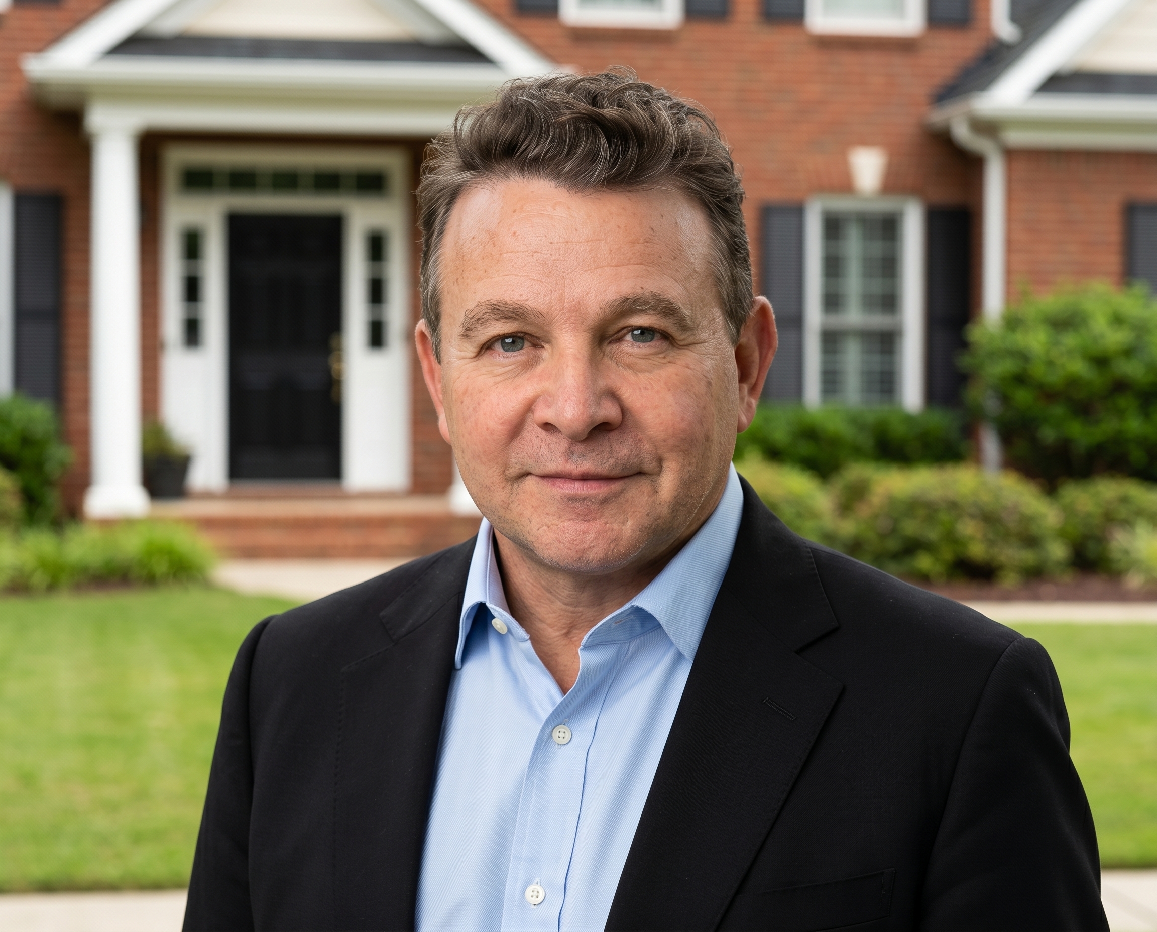 Dave, a real estate agent headshot in the brokerage one locked studio style