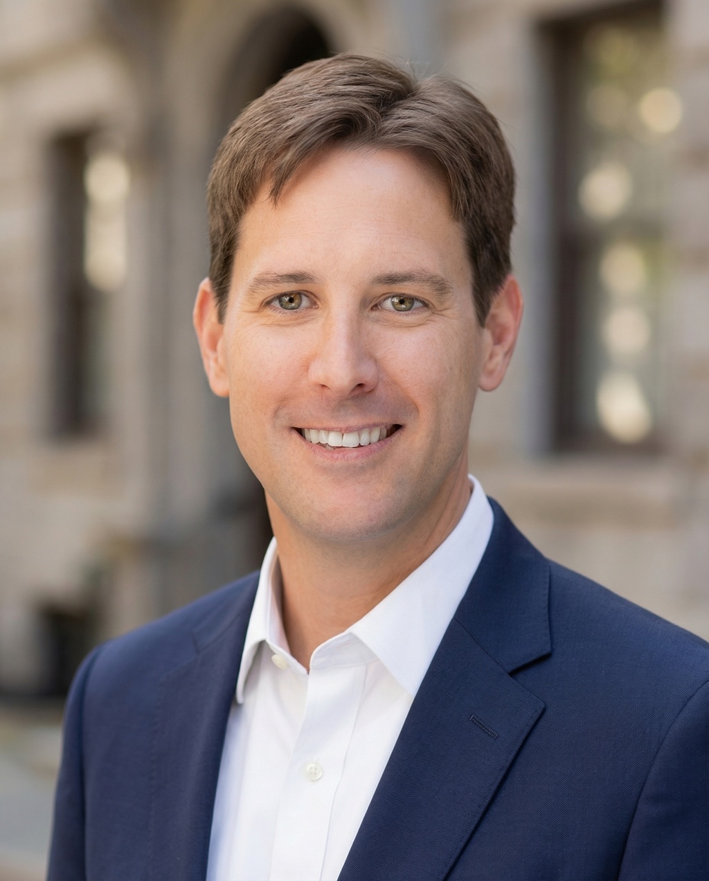 A sales teams team member's corporate headshot, rendered in the same matching style as the rest of the set