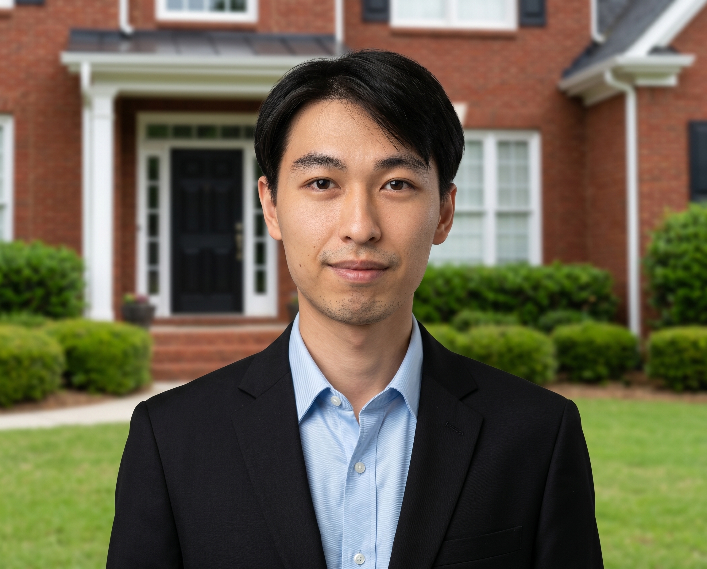Juan, a real estate agent headshot in the brokerage one locked studio style